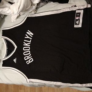 [NWOT] Adidas Brooklyn NBA Jersey Men's Size L Tank Top